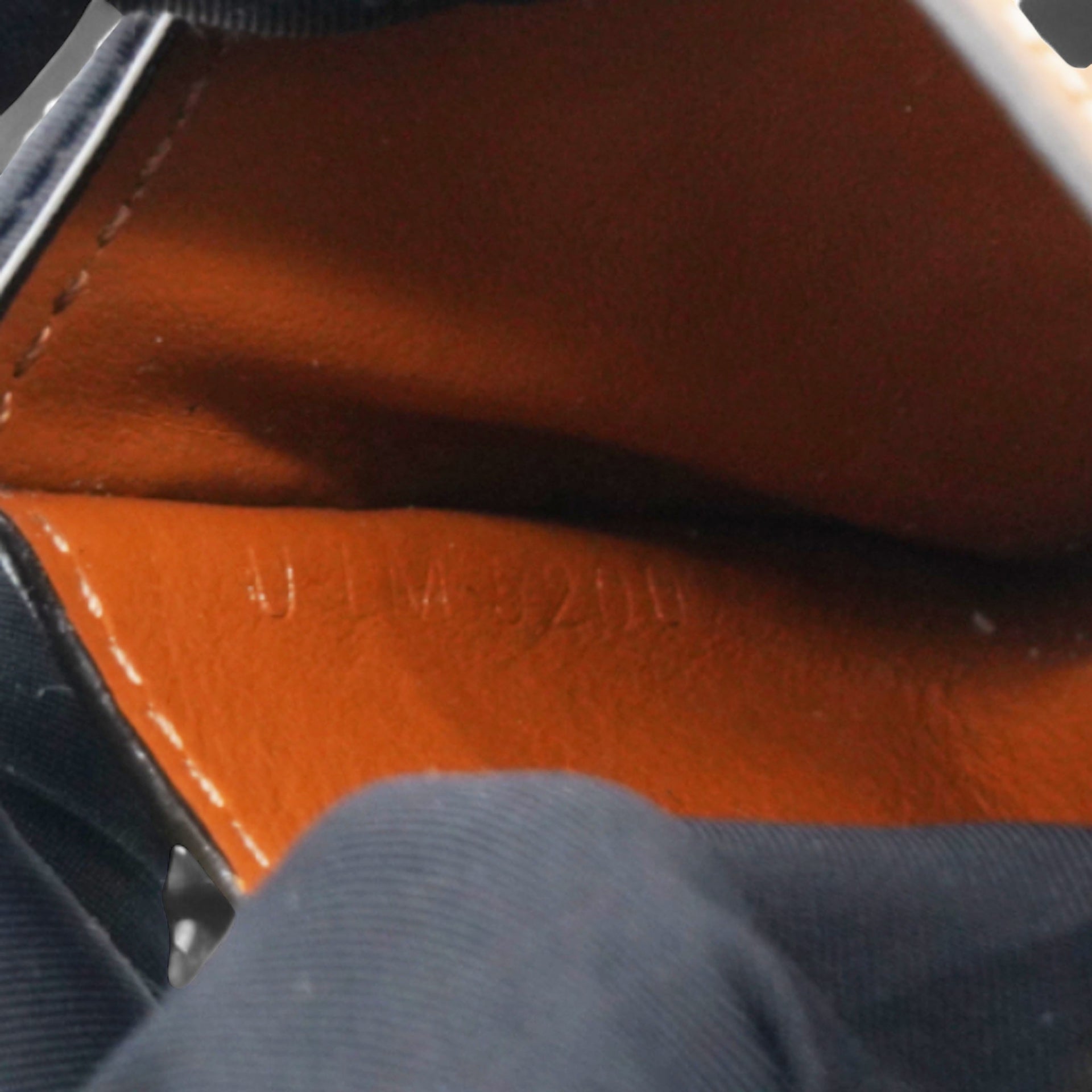 Triomphe Canvas Card Holder Tan