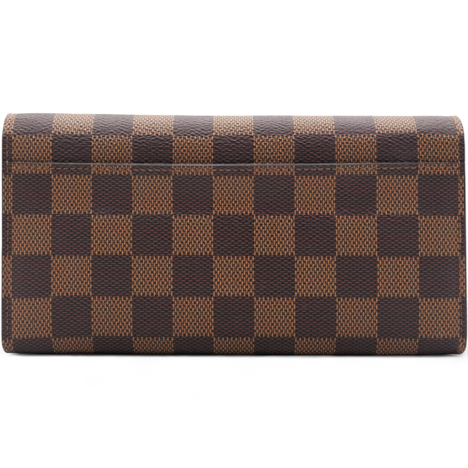 Damier Ebene Sarah Wallet NM Rose Ballerine