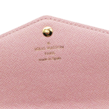 Damier Ebene Sarah Wallet NM Rose Ballerine