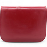 Smooth Calfskin Medium Classic Box Flap Bag Red
