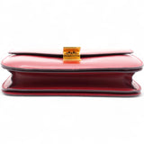 Smooth Calfskin Medium Classic Box Flap Bag Red