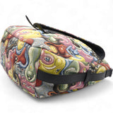 X KENNY SCHARF Jacquard Printed Soft Saddle Bag Multicolor