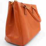 Saffiano Lux Large Tote Papaya