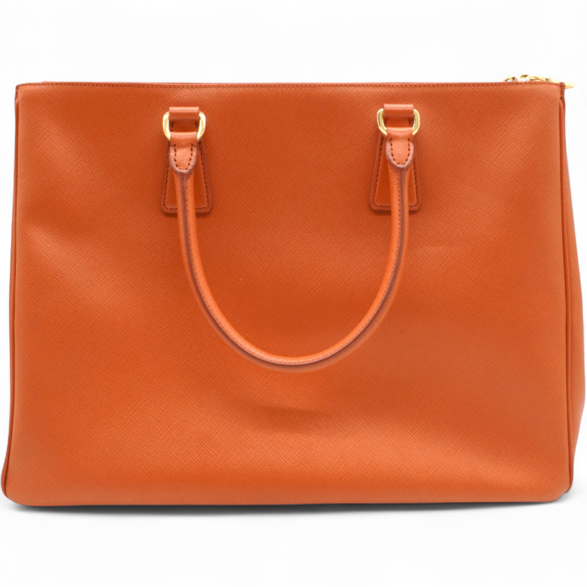 Saffiano Lux Large Tote Papaya