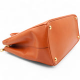 Saffiano Lux Large Tote Papaya