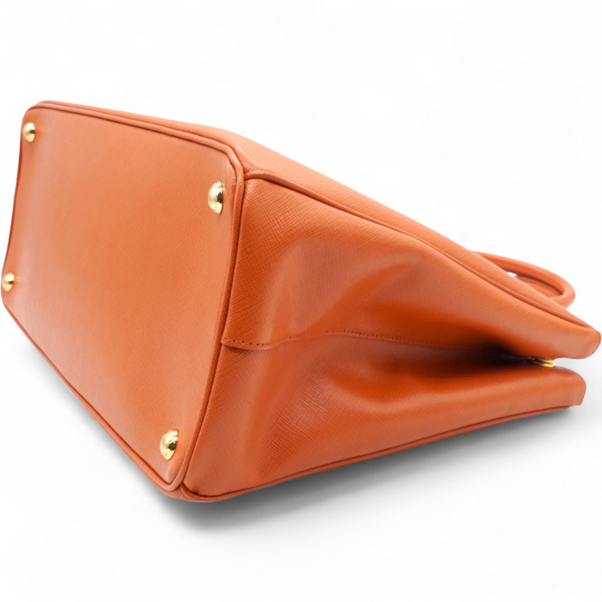 Saffiano Lux Large Tote Papaya