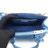 Saffiano Mini Galleria Crossbody Bag Blue