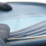 Lady Dior Studded Zip Around Wallet