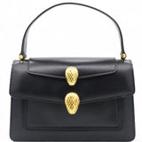 Black Leather X Alexander Wang Serpenti Tote and Shoulder Bag