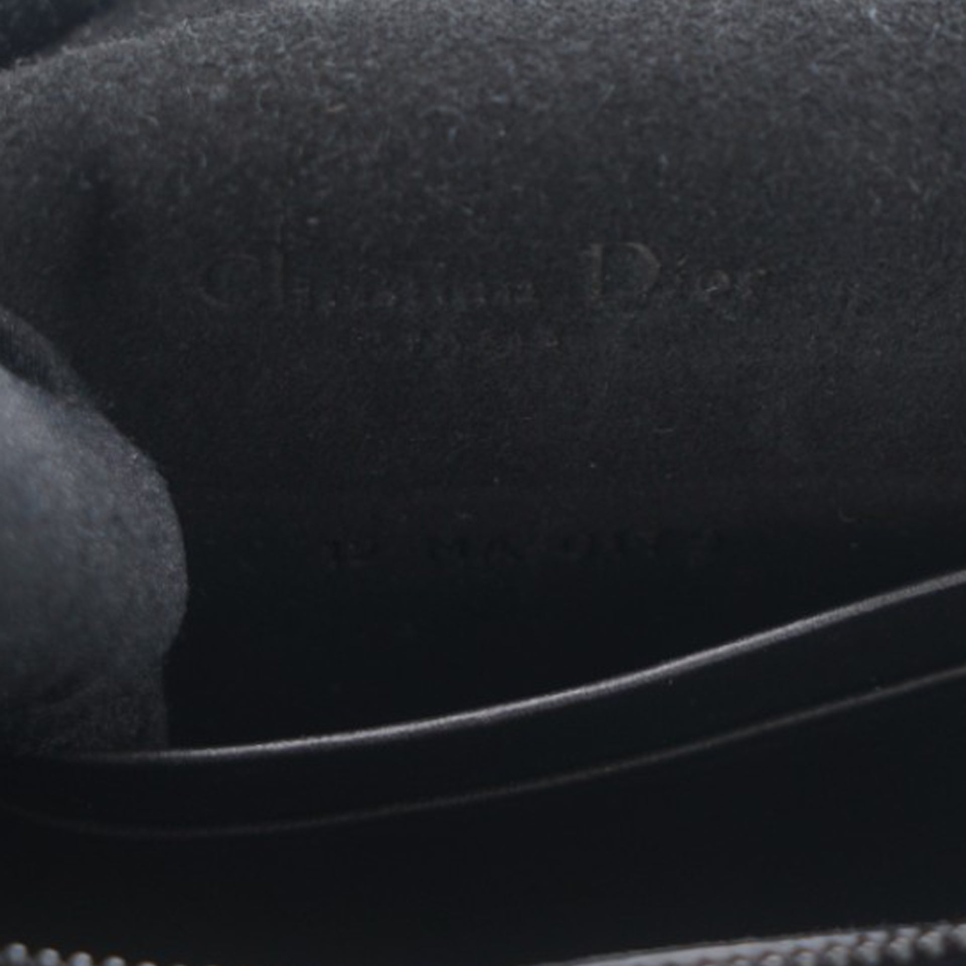 Saddle Belt Pouch Black / Beige Printed Calfskin
