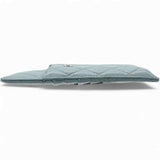 Caviar Quilted Classic Flat Wallet Pouch Light Blue