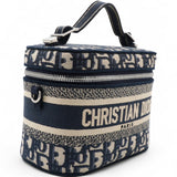 Oblique Diortravel Vanity Case Blue