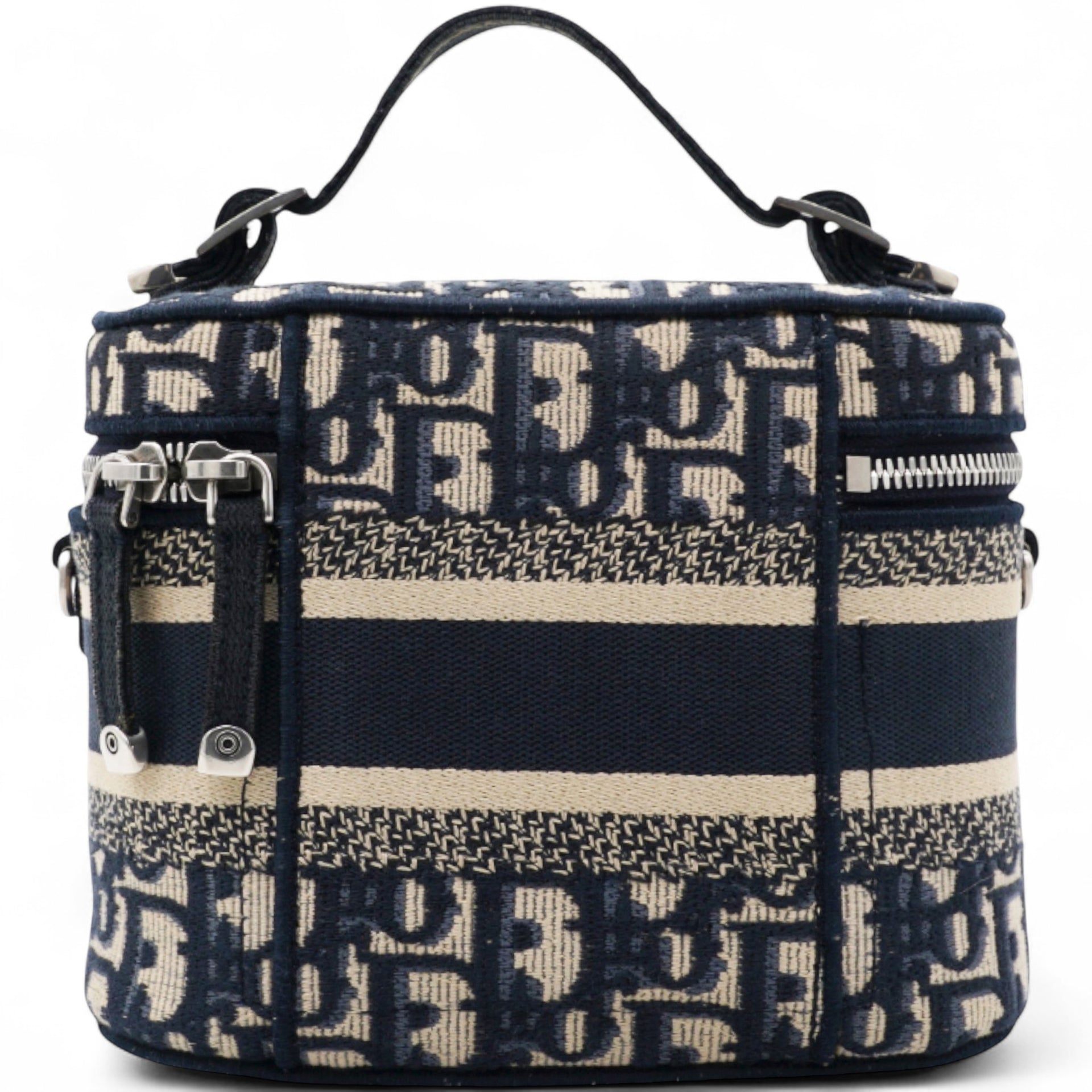 Oblique Diortravel Vanity Case Blue