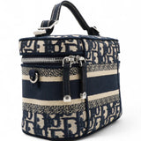 Oblique Diortravel Vanity Case Blue