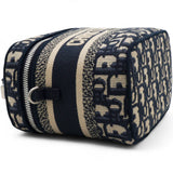 Oblique Diortravel Vanity Case Blue