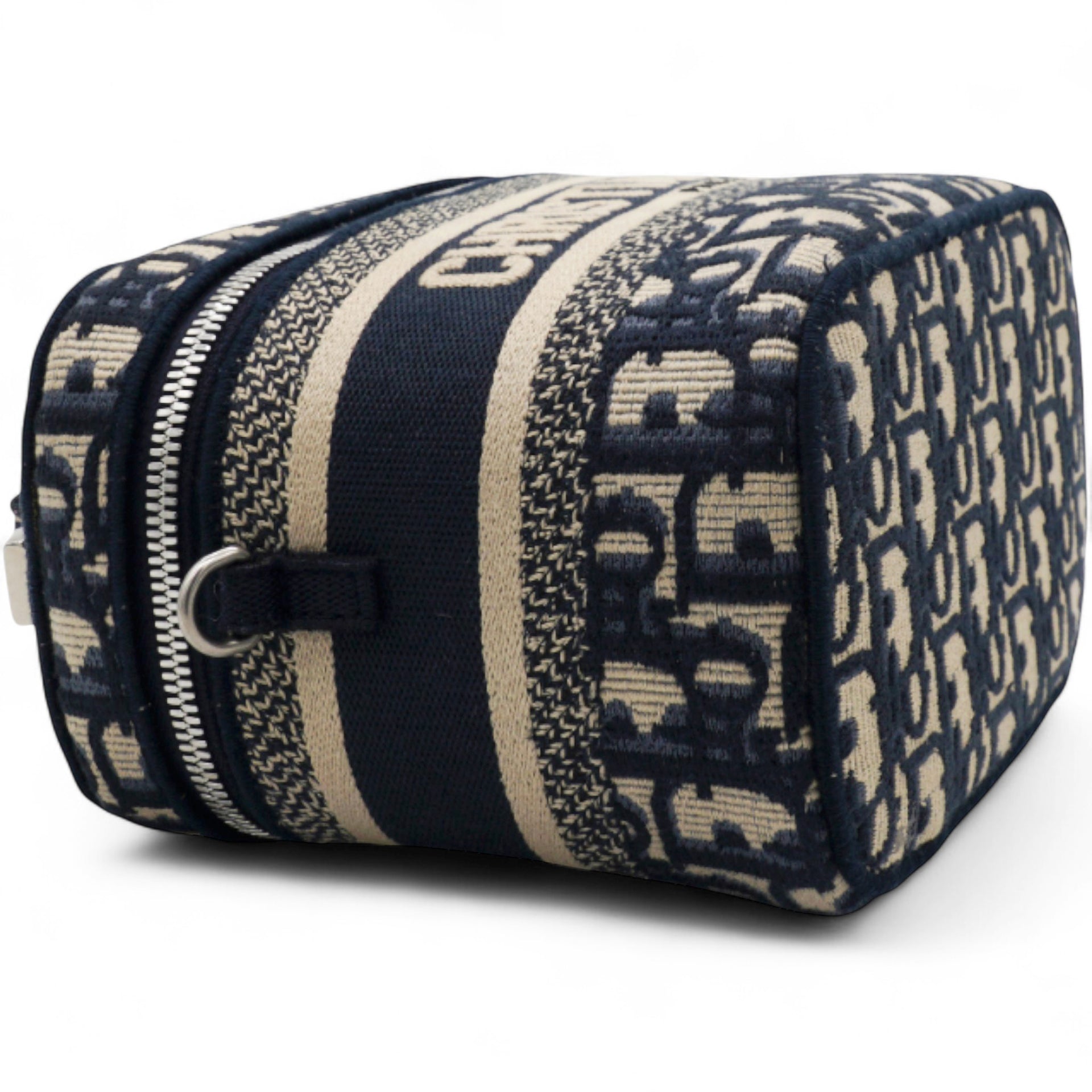 Oblique Diortravel Vanity Case Blue