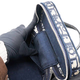 Oblique Diortravel Vanity Case Blue