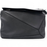 Puzzle Shoulder Bag Black Medium