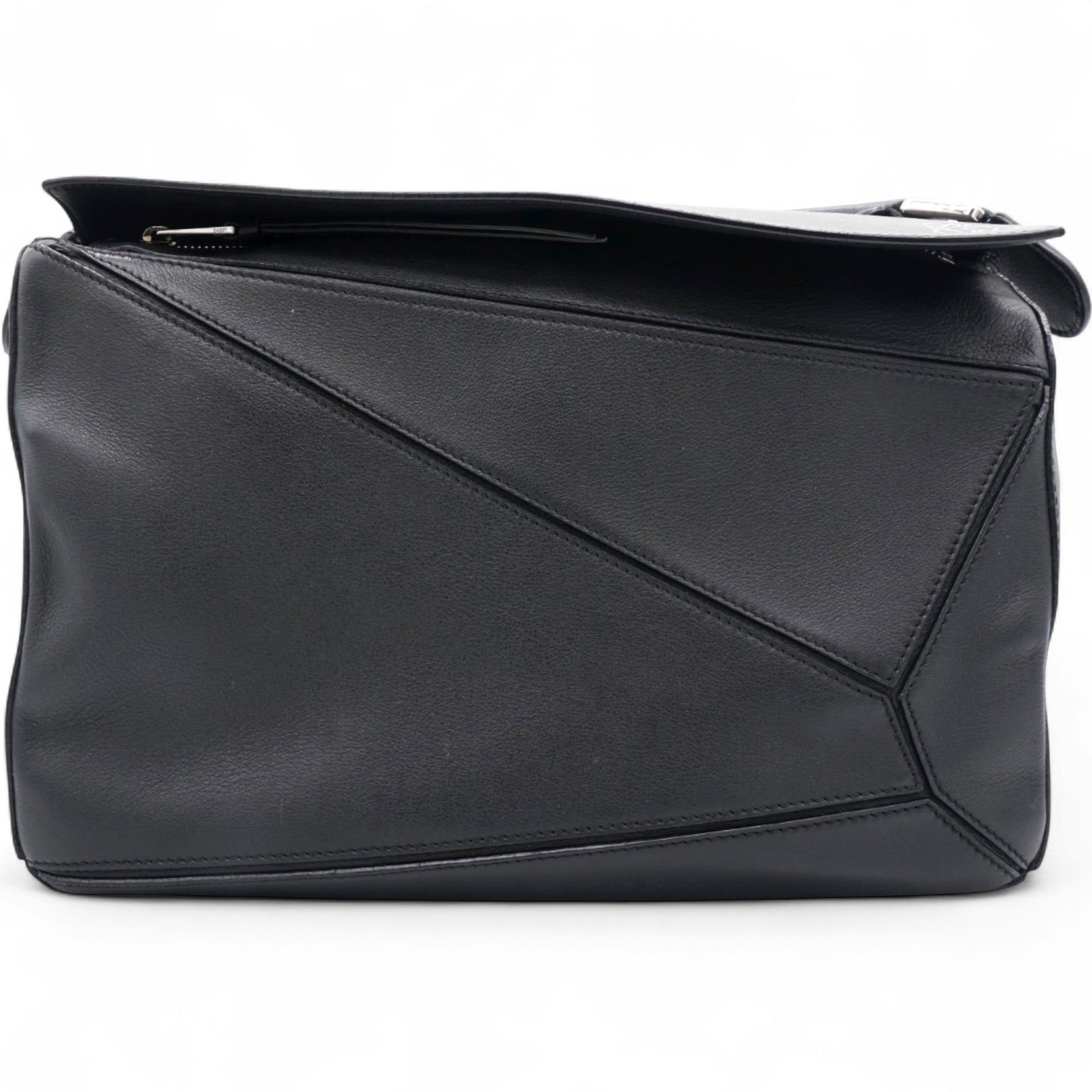 Puzzle Shoulder Bag Black Medium