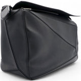 Puzzle Shoulder Bag Black Medium