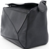 Puzzle Shoulder Bag Black Medium