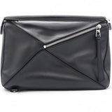 Puzzle Shoulder Bag Black Medium