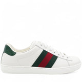 Crocodile Web Men Ace Sneakers White Green 4.5