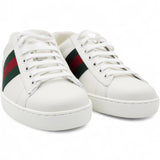 Crocodile Web Men Ace Sneakers White Green 4.5
