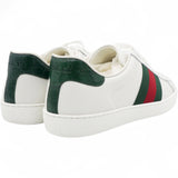 Crocodile Web Men Ace Sneakers White Green 4.5