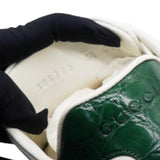 Crocodile Web Men Ace Sneakers White Green 4.5