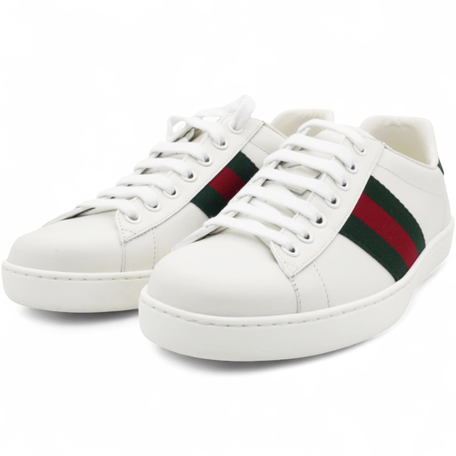 Crocodile Web Men Ace Sneakers White Green 5