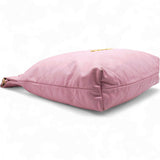 Shiny Quilted Chanel 22 Drawstring Bag Pink large