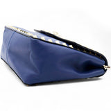 Garavani Rockstud Overlay Flap Shoulder Bag Blue Delft