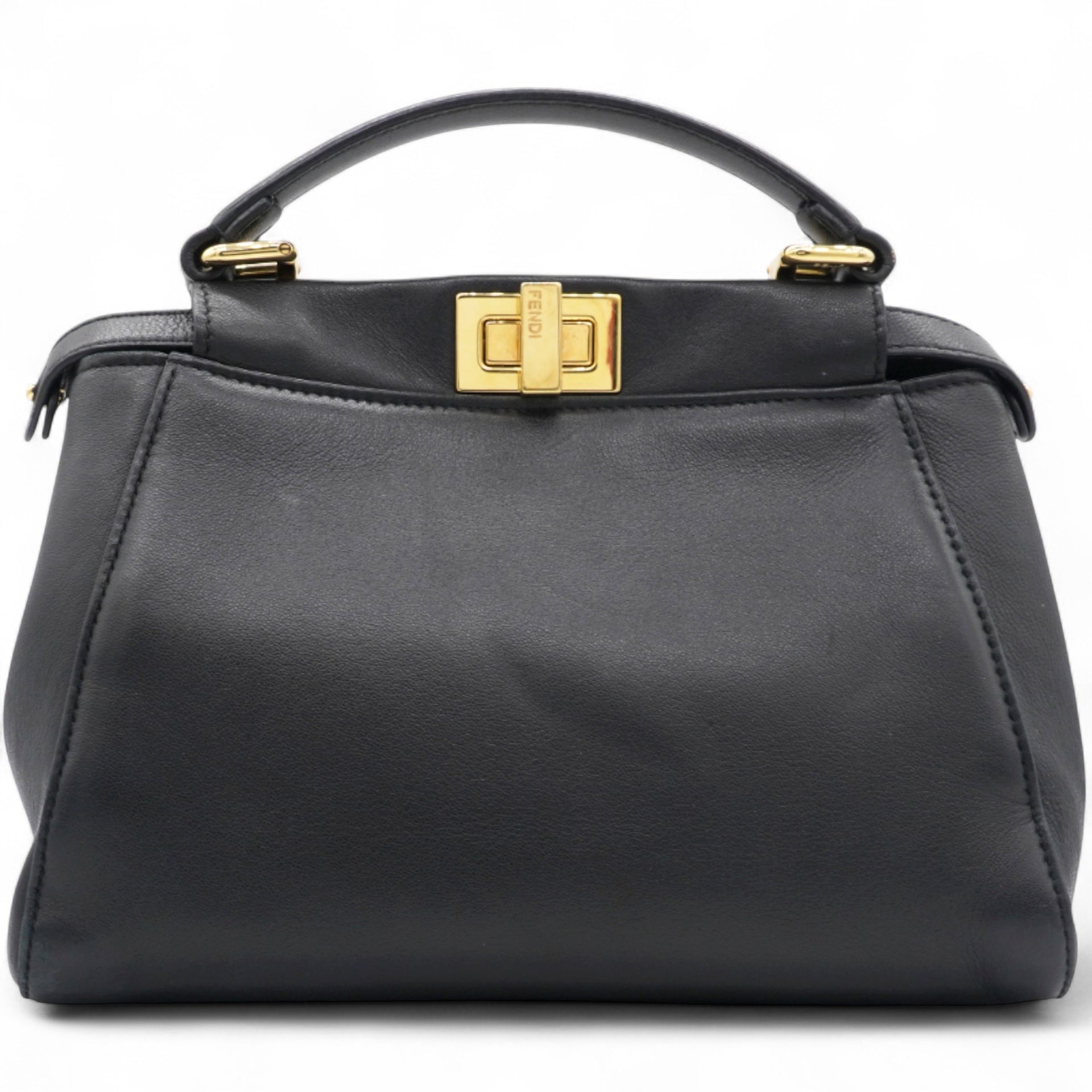 Nappa Mini Peekaboo Iconic Satchel Black