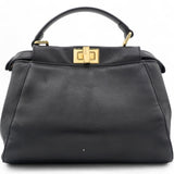Nappa Mini Peekaboo Iconic Satchel Black