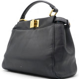 Nappa Mini Peekaboo Iconic Satchel Black
