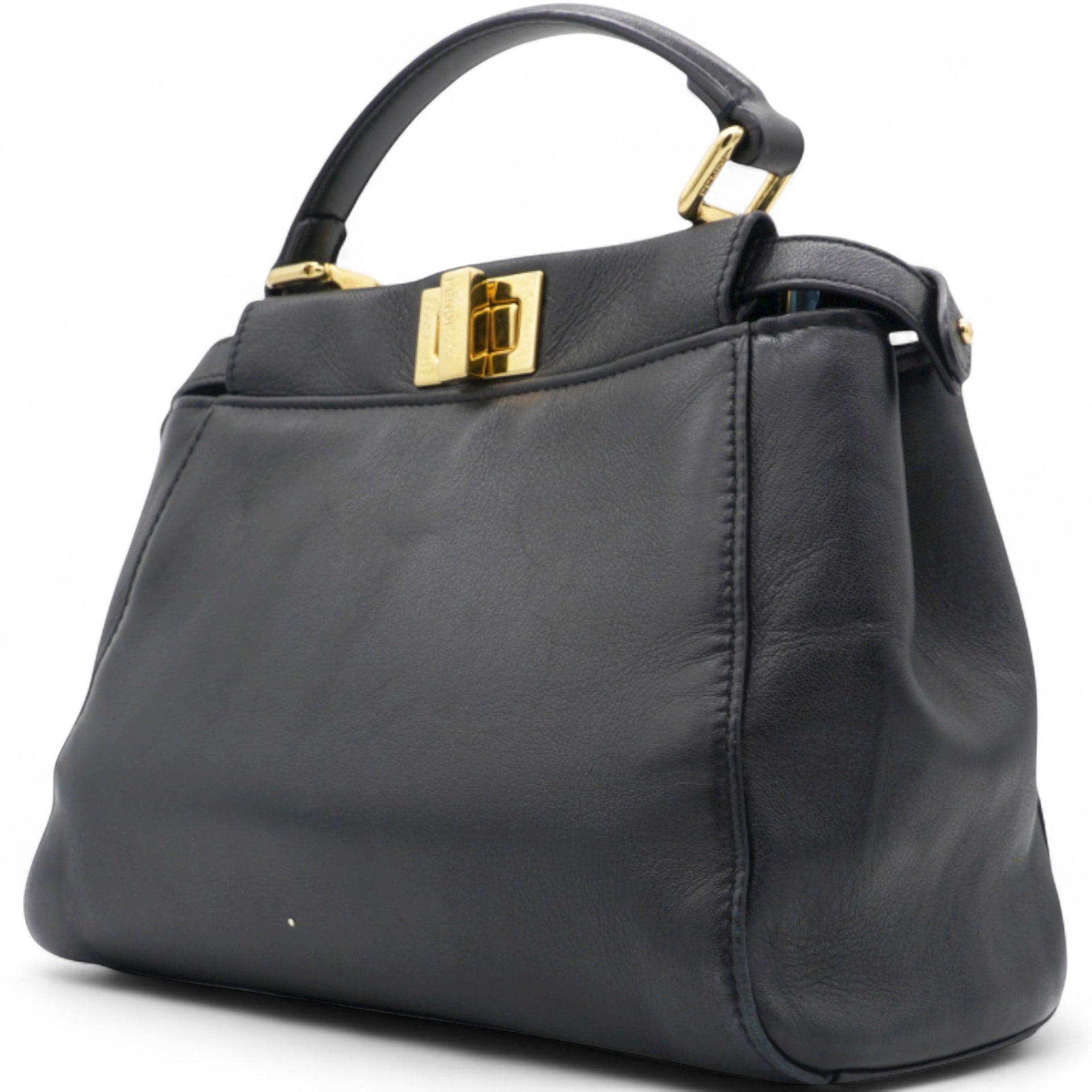 Nappa Mini Peekaboo Iconic Satchel Black