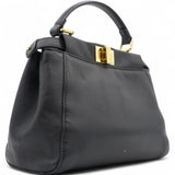 Nappa Mini Peekaboo Iconic Satchel Black