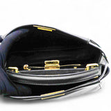 Nappa Mini Peekaboo Iconic Satchel Black