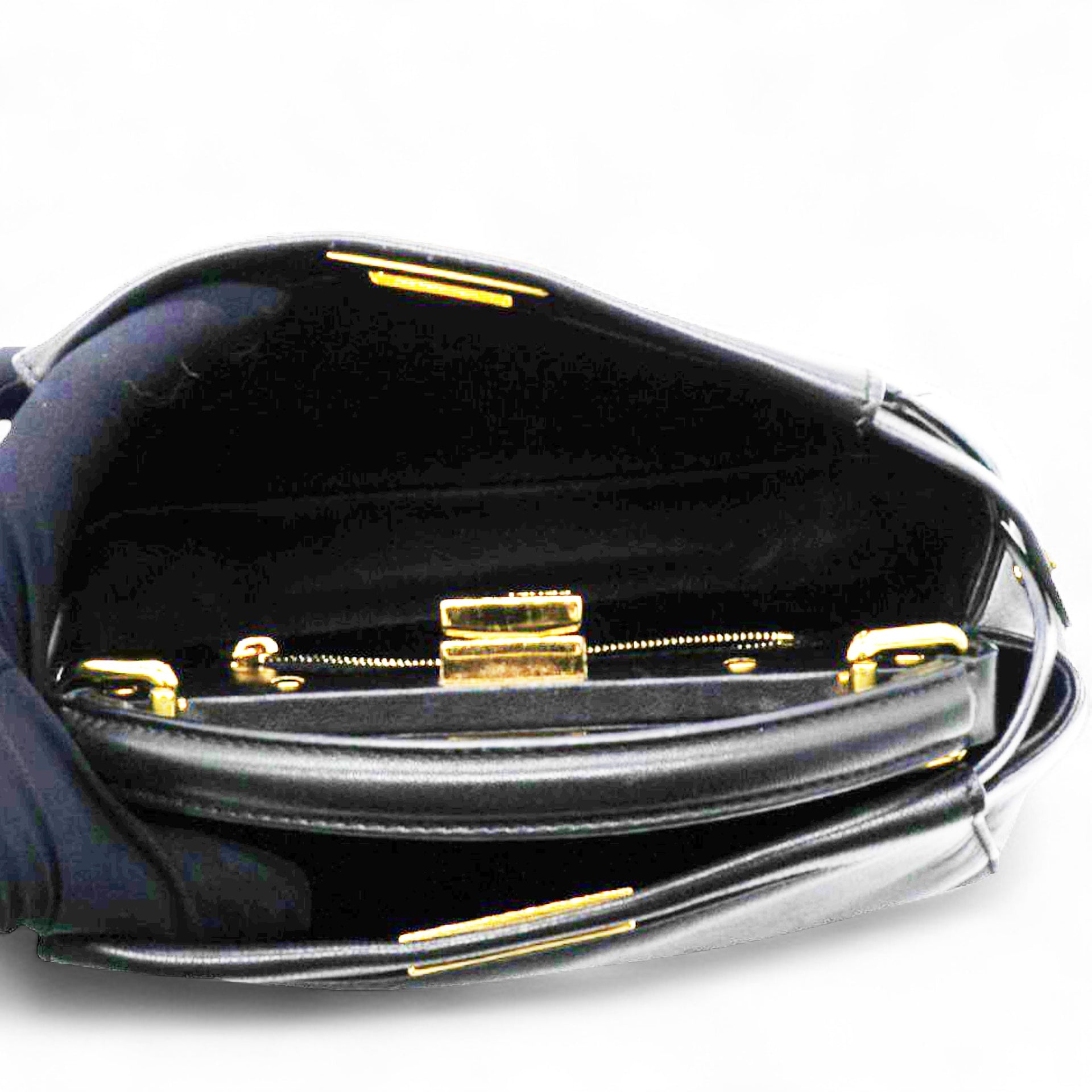 Nappa Mini Peekaboo Iconic Satchel Black
