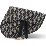 Oblique Saddle Belt Pouch Blue