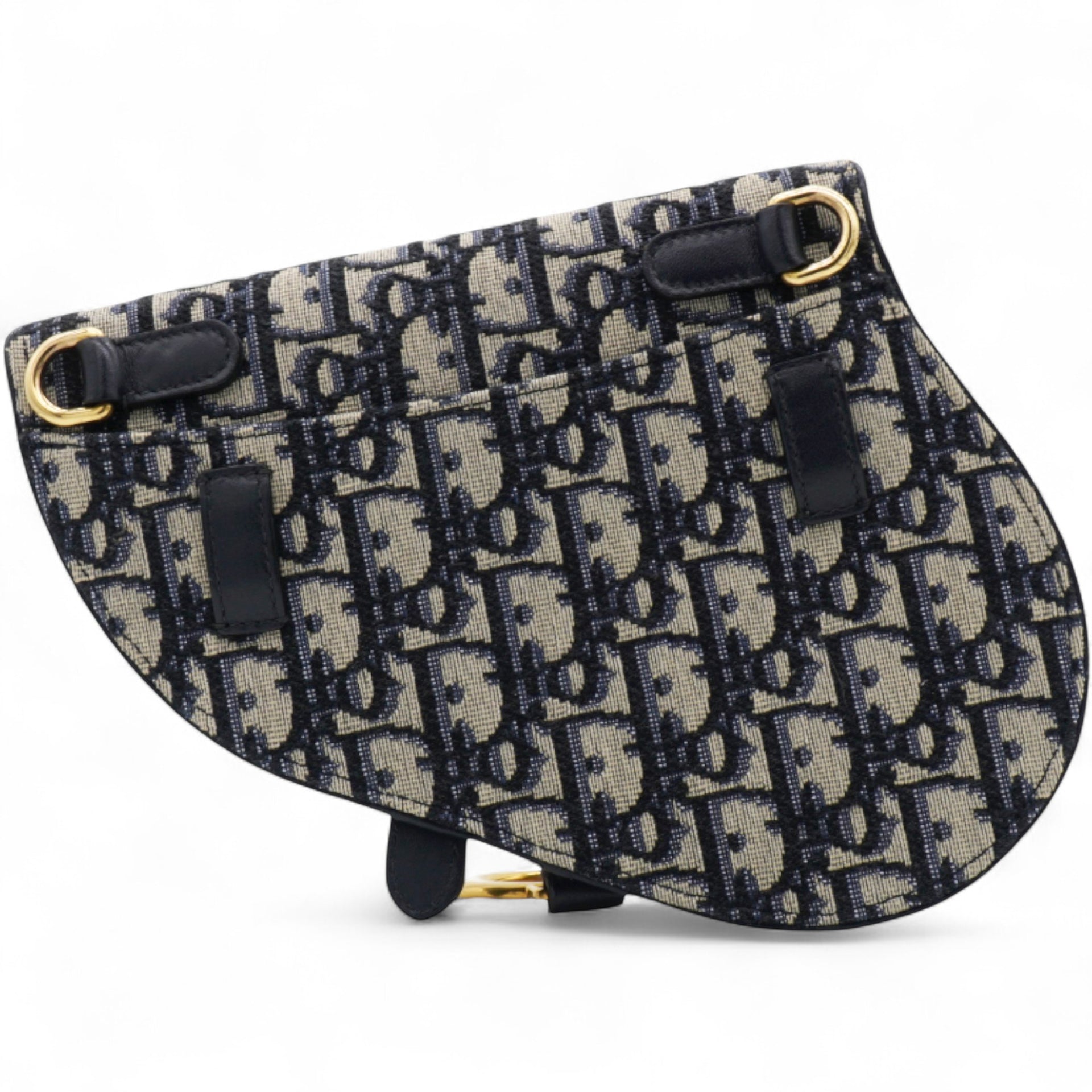 Oblique Saddle Belt Pouch Blue