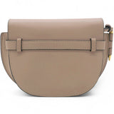 Mini Gate Dual Bag In Soft Leather And Jacquard