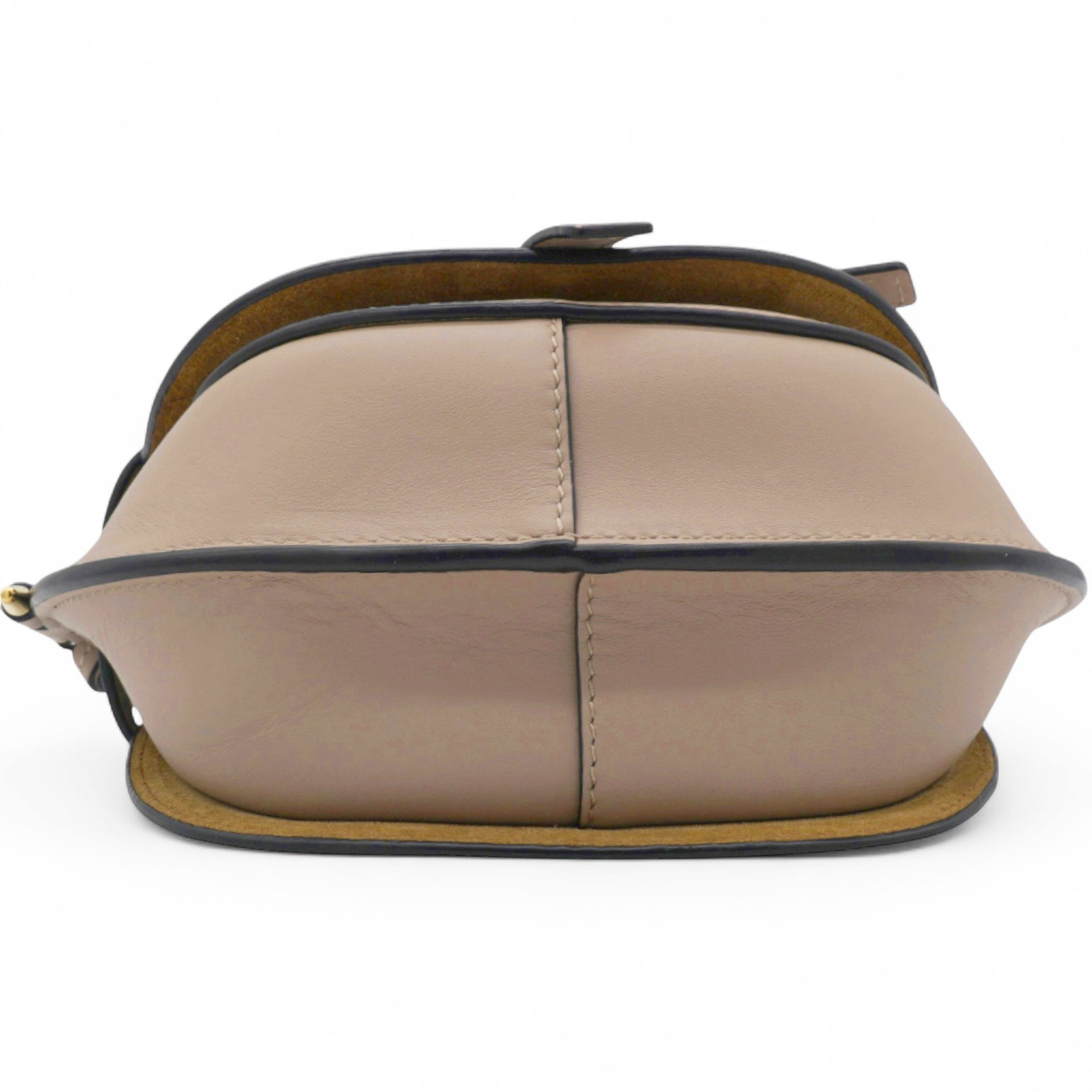 Mini Gate Dual Bag In Soft Leather And Jacquard