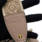 Mini Gate Dual Bag In Soft Leather And Jacquard