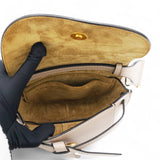 Mini Gate Dual Bag In Soft Leather And Jacquard