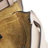 Mini Gate Dual Bag In Soft Leather And Jacquard