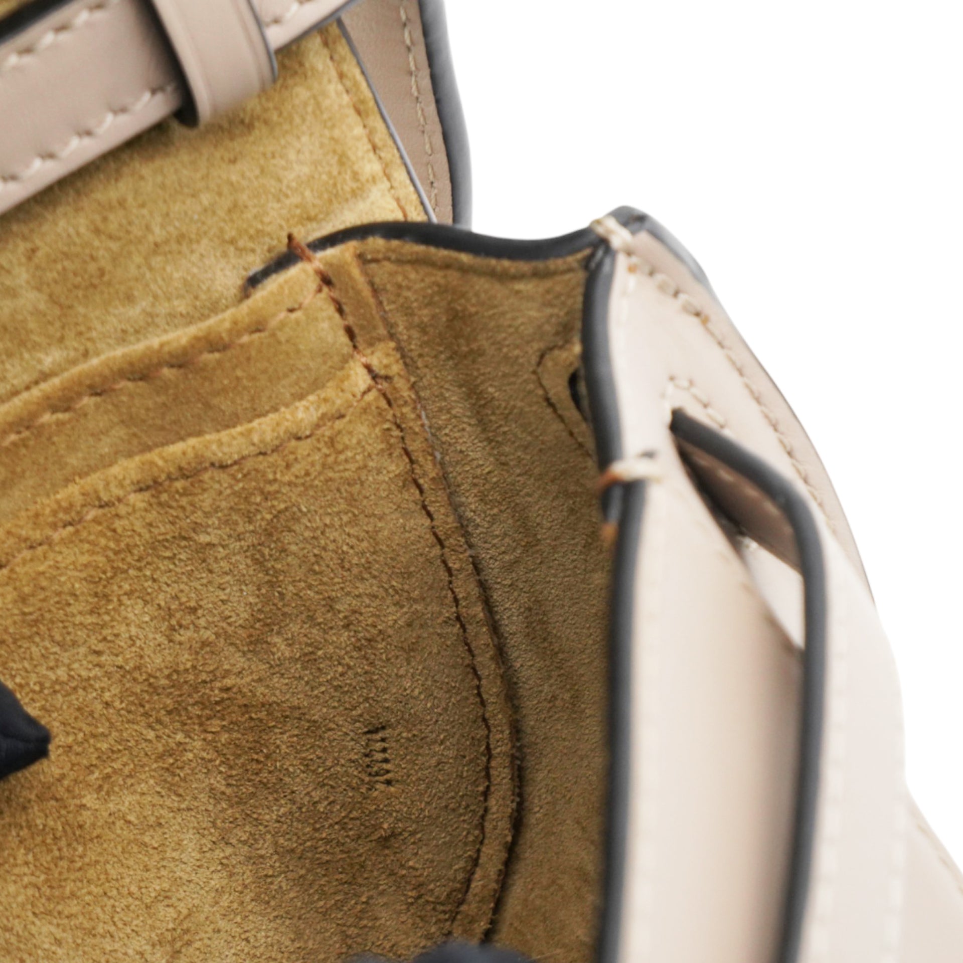 Mini Gate Dual Bag In Soft Leather And Jacquard