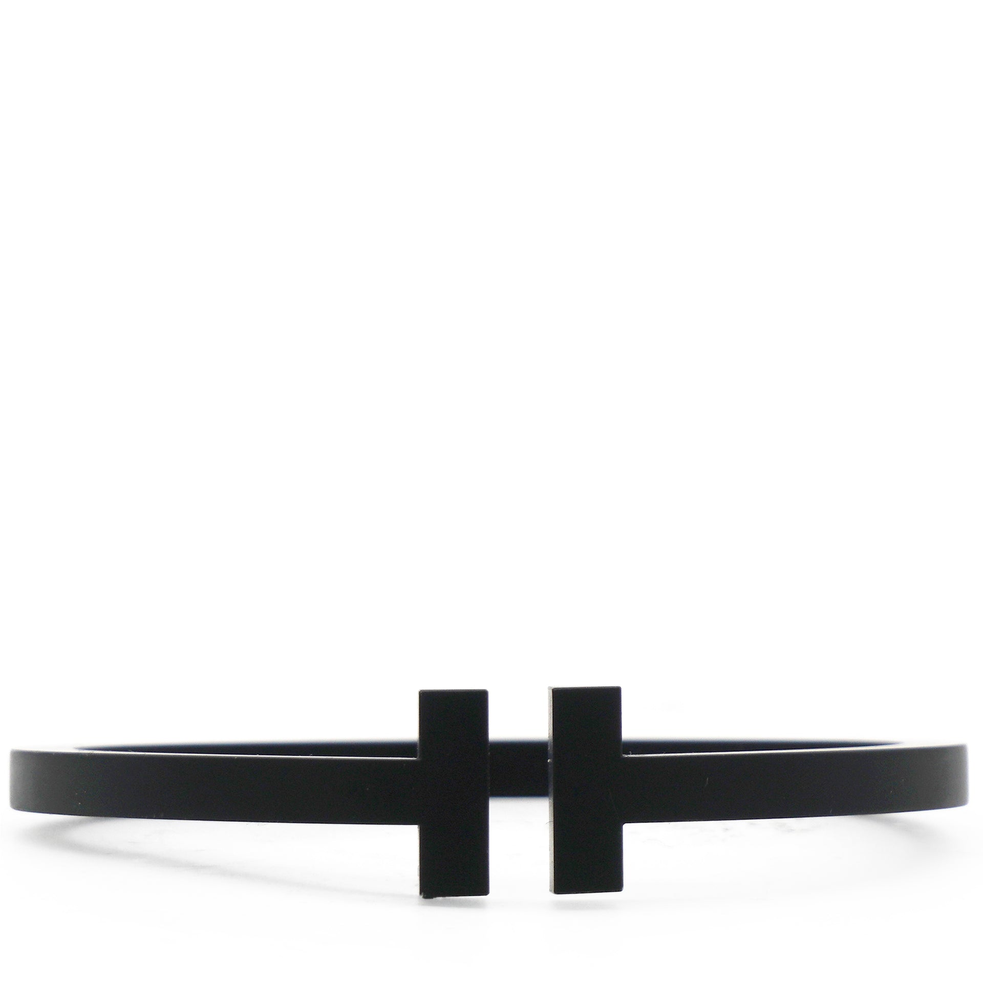 T Square Black Tone Stainless Steel Bracelet