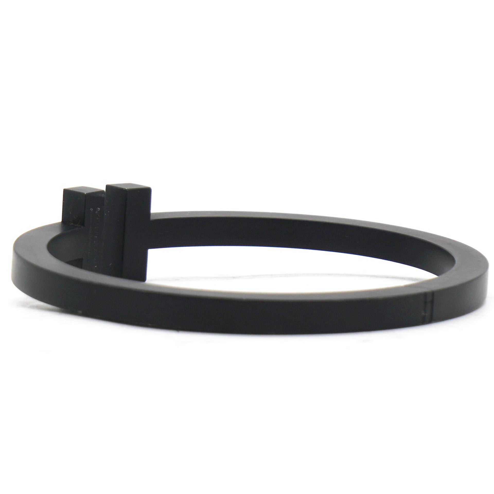 T Square Black Tone Stainless Steel Bracelet